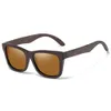 Mode bambou bois lunettes de soleil polarisées conduite carré Style lunettes de soleil lunettes UV400 femmes hommes