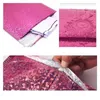 Gift Wrap 20pcs Pink Laser Packaging Bubble Mailers Padded Envelopes Bag Mailing Envelope Protect Buffer