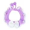 Cat Collars & Leads Bib Woolen Yarn Pet Adjustable Dress-up Beautiful Lovely Neck Circle Collar