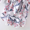Spring Women Elegant Floral Print Sashes Shirt Dress Female Long Sleeve Clothes Casual Lady Loose Vestido D7117 210430