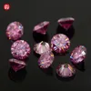 ジュエリー作りのためのギガジュネのピンク色のラウンドカットVVS1ミニモッサナイトダイヤモンド1ct