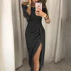 Casual Kleider 2021 Plus Größe Kleid Damen Abend Pailletten Slim Fit Mode Party Sexy Langen Rock Elegante Dres