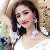 Dangle Chandelier 2021 Arrivo pizzo iperbole bowknot donne orecchini farfalla orecchio goccia femminile coreano lungo elegante gioielli