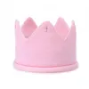 Baby haaraccessoires gebreide kroon tiara kinderen baby haak hoofdband cap hoed verjaardag partij fotografie rekwisers beanie bonnet winter bewaren warm