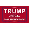 Trump 2024 Flag 10 Styles Donald Vlaggen Houd Amerika Geweldig weer Polyester Decor Banner voor President USA