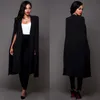 Women's Suits & Blazers S-4XL Autumn Lady Long Blazer Top Women Winter Thin Trench Office Clothes Sleeveless Cut Out Fashion Solid