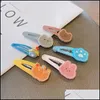 Hair Aessories Baby, Kids Mainnity Cute Cartoon Animal Heatpins 6 sztuk / zestaw Snap Klipy Dla Baby 2021 Fresh Cat Crown Gift Girls Headdress Dr