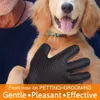 Grooming Miękkie Delikatne Rękawiczki Szczotki Deshedding Tool Dla kotów Psy Pet Hair Remover Mitt