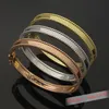 Europe America Style Fashion Lady Femmes Brass Gravure Gravure Bracelet Bracelet Bracelet 3 Color500430