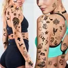 Metershine 60 листов крошечные водонепроницаемые временные татуировки-наклейки с уникальным изображением или тотемом для детей и женщин19055239281613