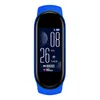 M5 Smart Digital Gestore Braccialetto per uomo Donne con monitoraggio della frequenza cardiaca Pedometro con pedometro Calorie Sport Sport Tracker