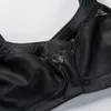 Soutien-gorge minimiseur en coton sans armatures en dentelle sans doublure pour femmes, plus la taille 210623