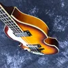 Lefty Hofner BB2 BASS Guitar Violin Body Style Sinistro mancino Top Quality HCT Bajo progettato in tedesco