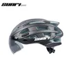 Sunrimoon WT-038 Adulto Homens E Mulheres Capacete De Bicicleta Leve Estrada Mountain Bike Magn￩tico ￓculos Remov￭veis Cappellini da ciclismo Maschere