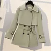 Short Windbreaker Women's 2022 Autumn Fashion Small Man And Large Size Show High British Wind Jacket Trend 166 Trench Coats