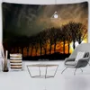 Forest Plant Landscape Tapestry Natural Scenery Tapestry Wall Hanging Indian Throw Mandala Hippie Bedspread Bohemian Home Decor 210609