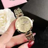 Relógios de marca feminino menina folhas em forma de coração estilo metal banda de aço quartzo relógio de pulso de luxo ks 01168v