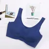 Gym Clothing Women's Seamless Racerback Sports Bra High Impact Support Yoga Workout Fitness Running