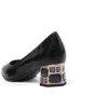 ALLBITEFO Colore diamante tacco in vera pelle marca tacchi alti ufficio scarpe da donna scarpe tacco alto donna tacco spesso scarpe da donna 210611