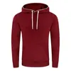 Cor sólida moletom com capuz homens hoodies grosso quente hoodie jumper homens pulôver moletom homens com capuz y211122