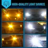 Emergency Lights 2x T20 W21W WY21W 7440 7440NA LED Turn Signal Lampor Canbus Error No Hyper Flash 2800M Amber White 75075436979