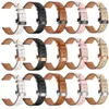 Bracelet en cuir véritable 20mm 22mm pour Samsung Galaxy Watch 3 bandes 41mm/45mm/42mm/46mm/active 2, pour Huawei Gt 2/pro Belt H0915