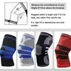 60pcs Outdoor Sport Safety Silicone Knee Pads Compression Braces For Arthritis Joints Support Meniscus Kneepad Protection with 2 Strings
