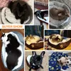 7 colori all'ingrosso letti per cani per cani di piccola taglia cashmere riscaldamento animali domestici cuccia divano lettino cestini per gatti nido peluche cuccia letto confortevole forniture per animali blu M03