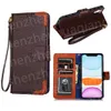 مصمم أزياء ، حالات الهاتف ، حامل بطاقة المحفظة لـ iPhone 15 14 13 Case 12 Pro 11 Max 7 8 Plus Sitching Leather Silrackproof Kickstand Cover Gip Hight