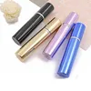 Luksusowy 7ml Travel Aluminium Perfumy Pipy Pick SHINE Jasne butelki Atomizer Spray Travel Szkło Refillable Tube Vail Atomizing Ciecz Pojemnik Próbki