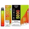 Kostenlose Probe V5 Grade Original 5000 Züge Zigarette Poco Riesiger Einweg-Vape-Stift wiederaufladbar 15 ml 8-Farben-Gerät Neuester Dampfstift