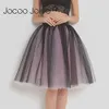 JOCOO JOREE 5 COUCHES TULLE JUPE JUPE DES FEMMES Été Robe Midi Jupes Midi Élégante Jupes de TUTU JUTU DÉCORMAINES DÉCORMAINES DÉCONNES DÉCONNES DE TUTU Puff