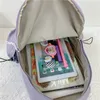 Sacs d'école couleur unie mode femmes sac à dos mignon pendentif sac pour garçons filles toile grande capacité ordinateur portable Couple sacs à dos 2021267h