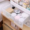 Förvaringslådor BINS 2021 Makeup Organizer Lådor Plast Kosmetisk Box Smyckesbehållare Gör upp Väska Borsthållare Arrangörer