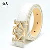 2021kids Belts Fashion hight quality Boys Girls design Letter round buckle pants belt Children waist strap no box9836268