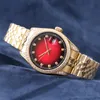 Classic Mens Watch 41 mm automatische mechanische horloges mannen mode polshorloges diamant bezel polshorloge roestvrijstalen polsbandje montre de luxe kalender ontwerp