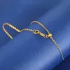 NYMPH – bracelet de cheville authentique 18K, pur AU750, jaune, blanc, or Rose, bijoux fins pour femmes, cadeau de luxe, J500