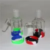 Narghilè Vetro Recupera cenere Catcher 14mm Maschio Femmina 45 90 Con Chiodo a cupola AshCatcher Per Glas Water Bong Dab Rigs