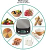 Bilancia da cucina elettronica Bilancia da cucina digitale in acciaio inossidabile da 22 libbre / 10 kg per cottura al forno con display LCD 210927