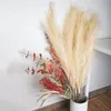 Dekorative Blumen Kränze 1pcs 120 cm künstliche Reedblumenbouquet -Feder -Pampas Gras getrocknet für Home Room Decor Hochzeits Geburtstagsfeier s