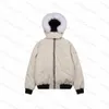 Jackets de inverno de alta qualidade masculina suétera Roupa Real Wolf Peur Fashion grossa quente casual 90% pato branco doudoune homme casacos com capuz