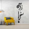 Grande taille 3D or autocollant Animal maison cheval miroir autocollants Art décoration murale multicolore livraison directe