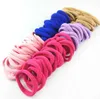 50 Pcs/Lot Black Colorful Scrunchies Ponytail Holders Rubber Band White Ties Gum Seamless Elastic Hair Bands For Girl Women