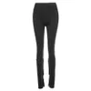 Pantalons de survêtement empilés femmes Streetwear femme pantalon taille haute femmes hiver noir vêtements pantalons bas Leggings K20P08737 210712