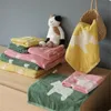 garn gefärbte handtücher