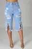 bulk wholesale womens jeans shorts denim pants knee length leggings sexy tassel hole trousers comfortable women clothing kl7291