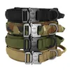 Military Tactical German Shepard Medium Large s per addestramento al guinzaglio con collare per cani Duarable