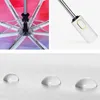 Nuovo ombrello pieghevole automatico Ombrelli da sole anti UV Pioggia da donna Rivestimento in argento Parasole da viaggio Modello floreale per ragazze