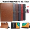Étui en cuir de qualité supérieure pour Huawei Matepad Pro 10.8 MRX-AL09 MRX-W09 MRX-W19, étui intelligent avec support pour Huawei Matepad Pro 10.8
