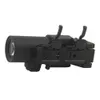 1x-4x tactische DR Dual Role Scope 4x vergrootglas jagen 4x32 Rood verlicht Mil-Dot Riflescope met micro rode stip reflex zicht fit 20 mm Weaver Picatinny Rail